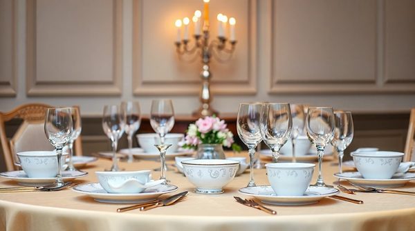 Les noms des vaisselles qui mettront en valeur votre table