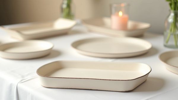 Sélection de plateaux en carton pour buffet élégants et pratiques
